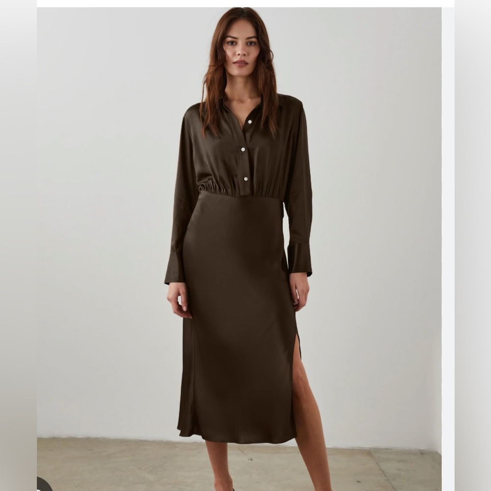 NWT Rails Small Chocolate Brown Dress
